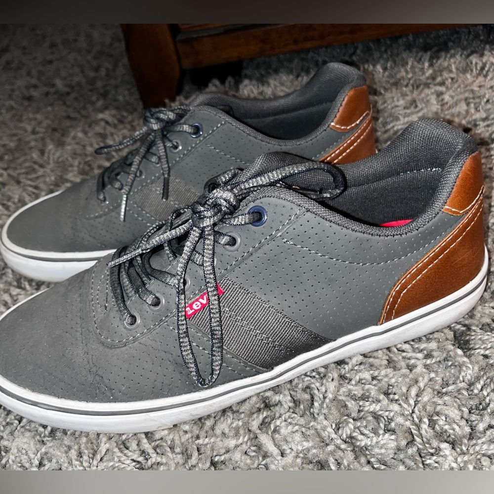 Levi's Miles Perf PU NB Charcoal/ Navy Sneakers